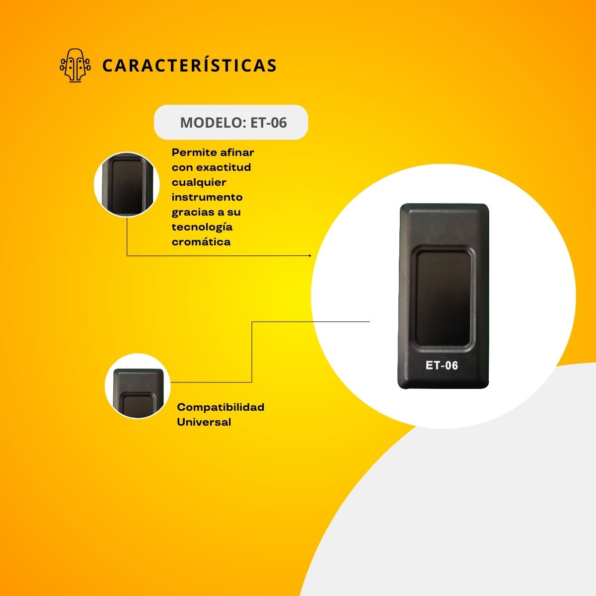 Afinador Cromático ET-06