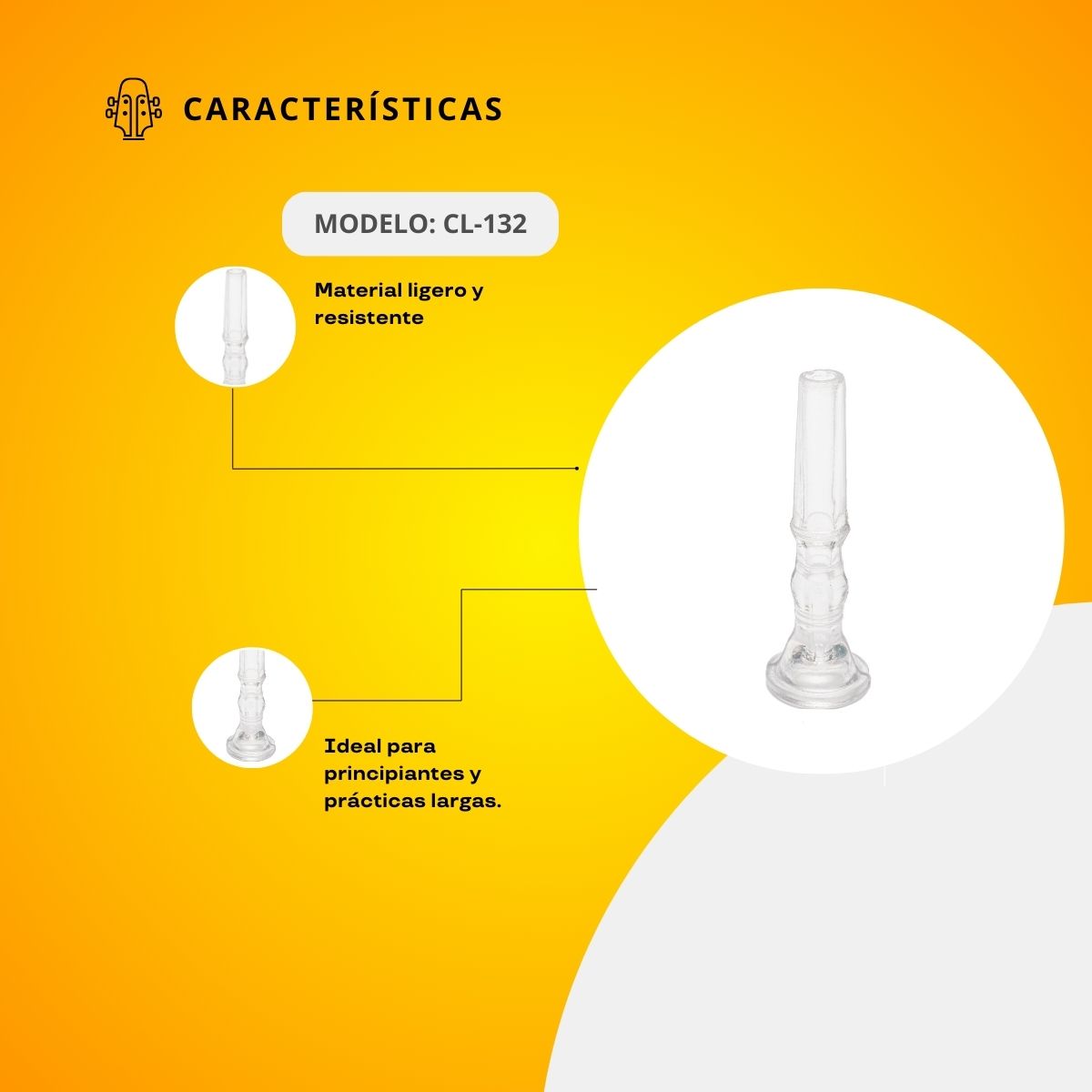 Boquilla De Plástico Para Corneta CL-132