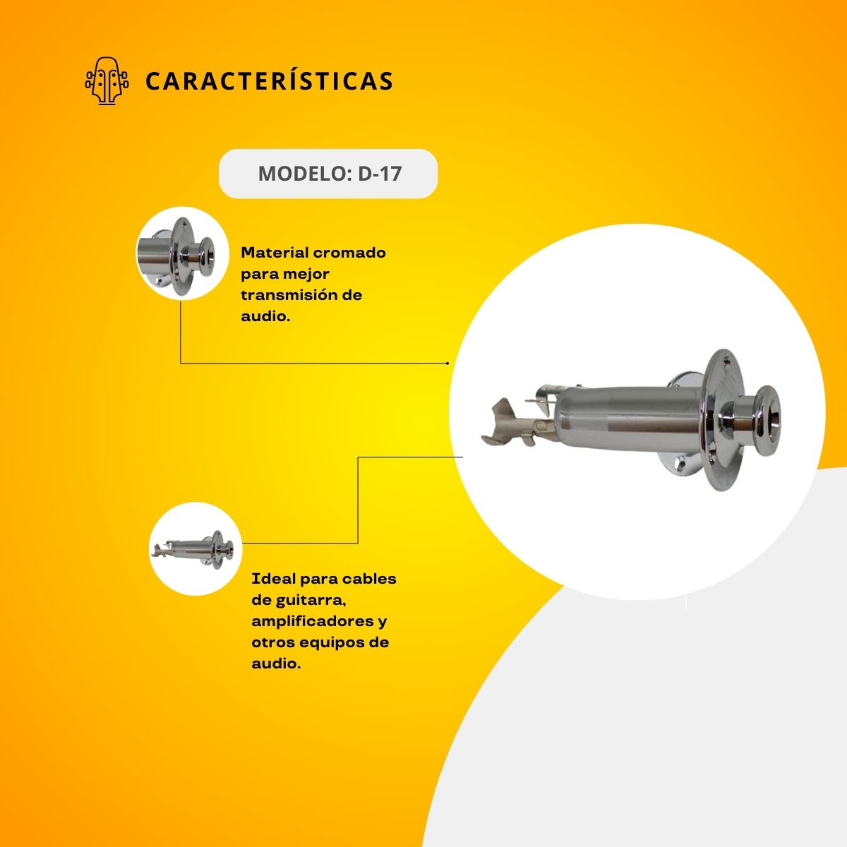 Conector Jack D-17