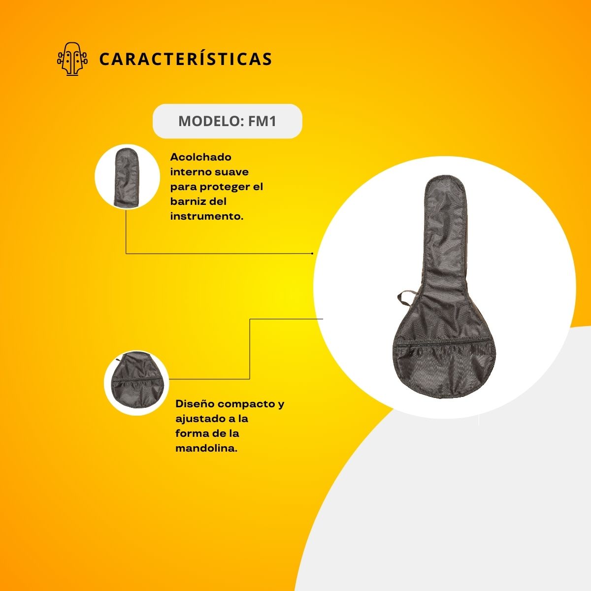 Funda Para Mandolina FM1