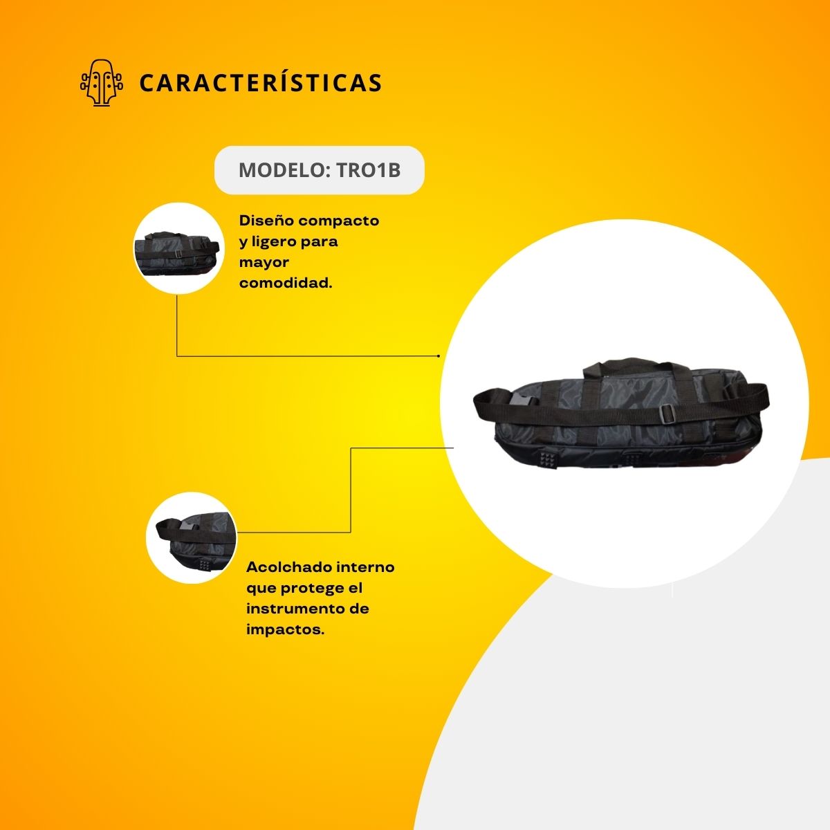 Funda Para Trompeta TRO1B