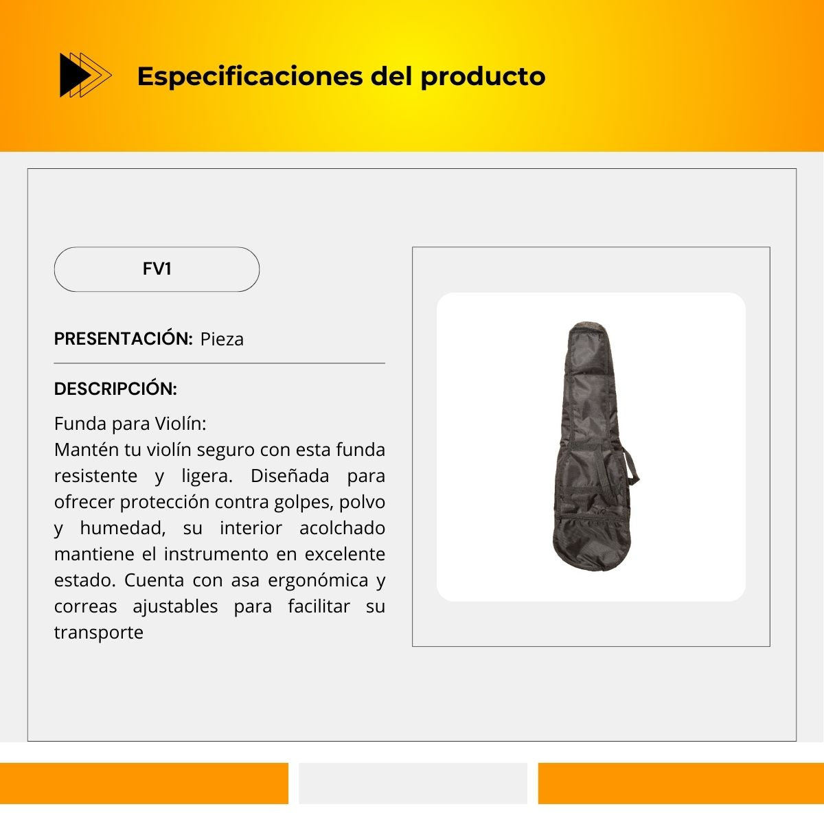 Funda Para Violín FV1