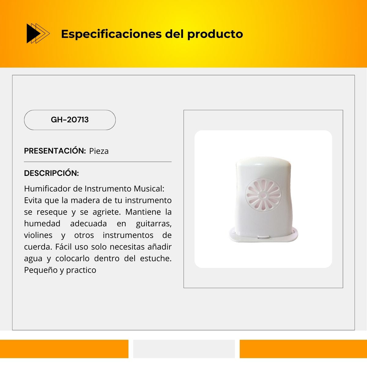 Humificador De Instrumentos Musical GH-20713