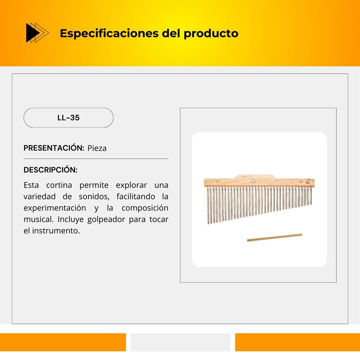 Campana China De 35 Tonos LL-35