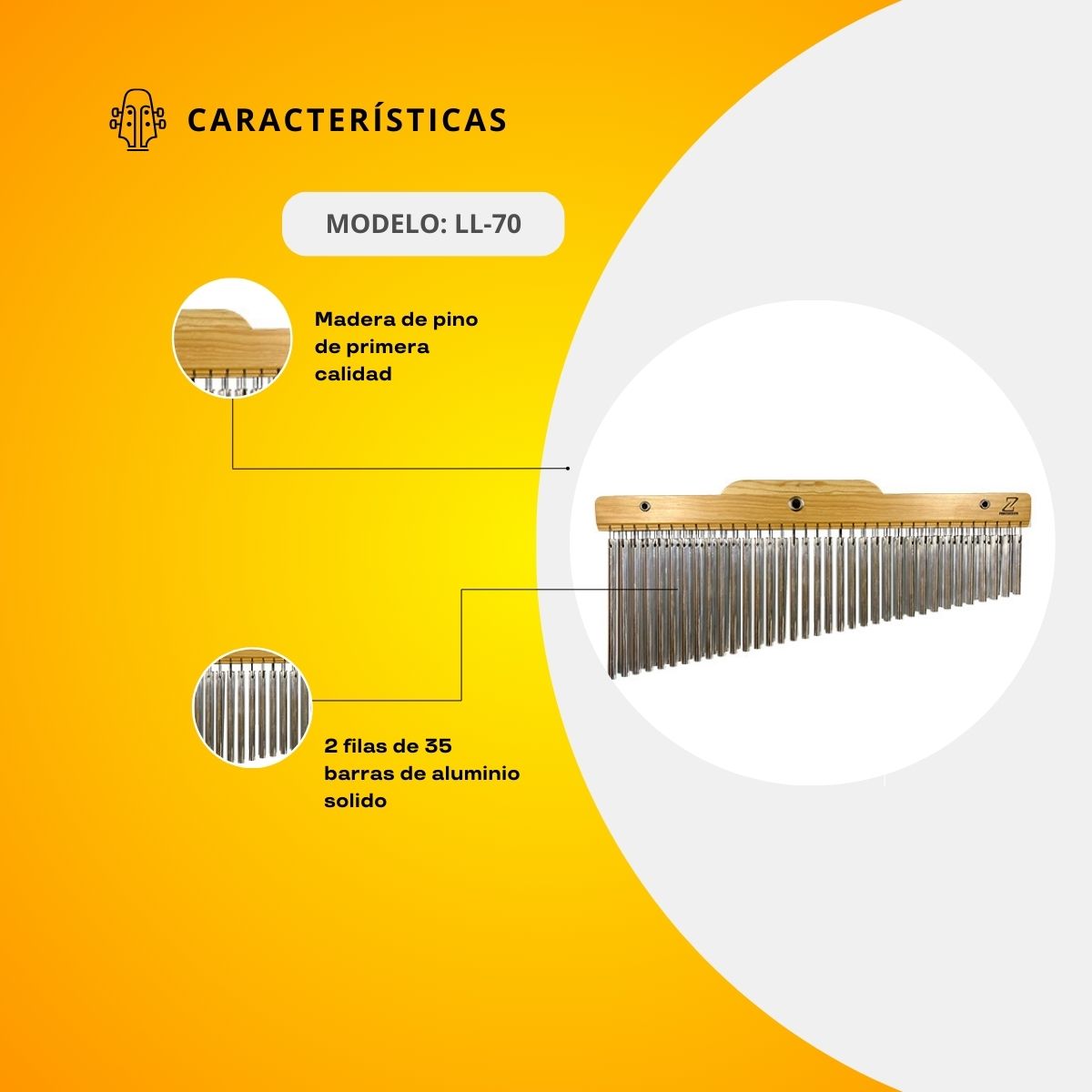 Campana China De 70 Tonos LL-70