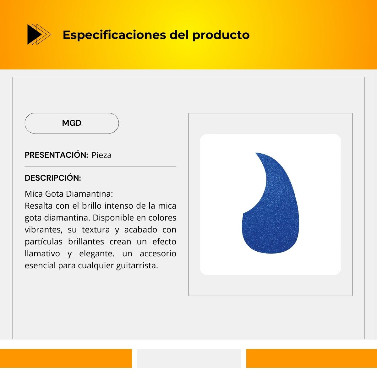 Mica Gota Diamantina MGD