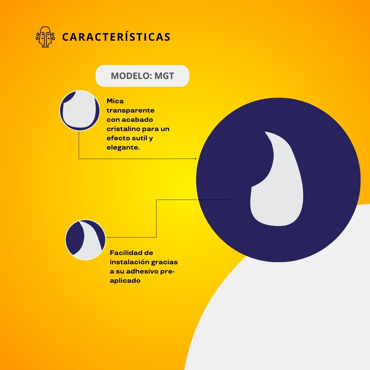 Mica Gota Trasparente MGT