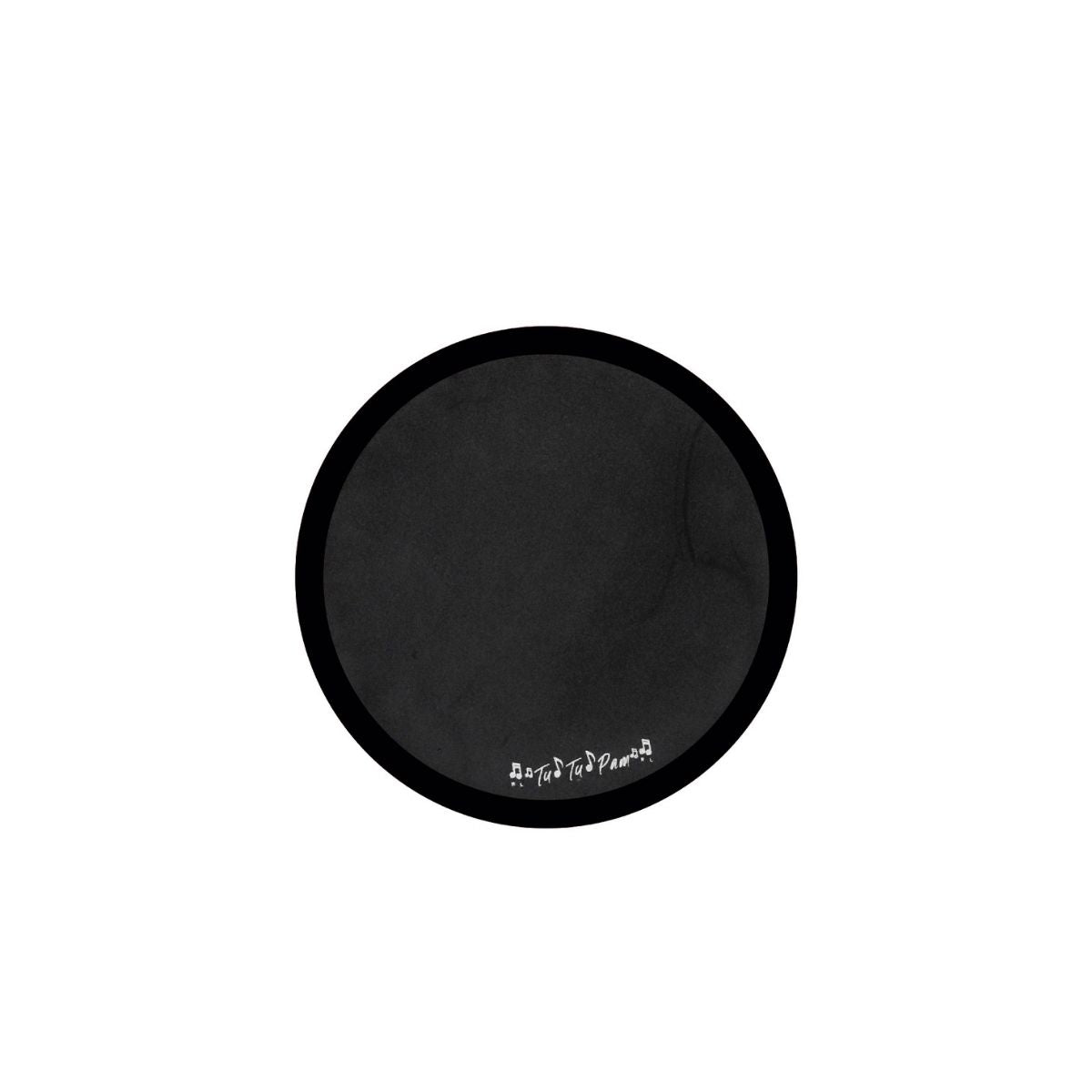 Practicador De Batería De Mesa Tamaño Mediano de 8" Color Negro PBRN8