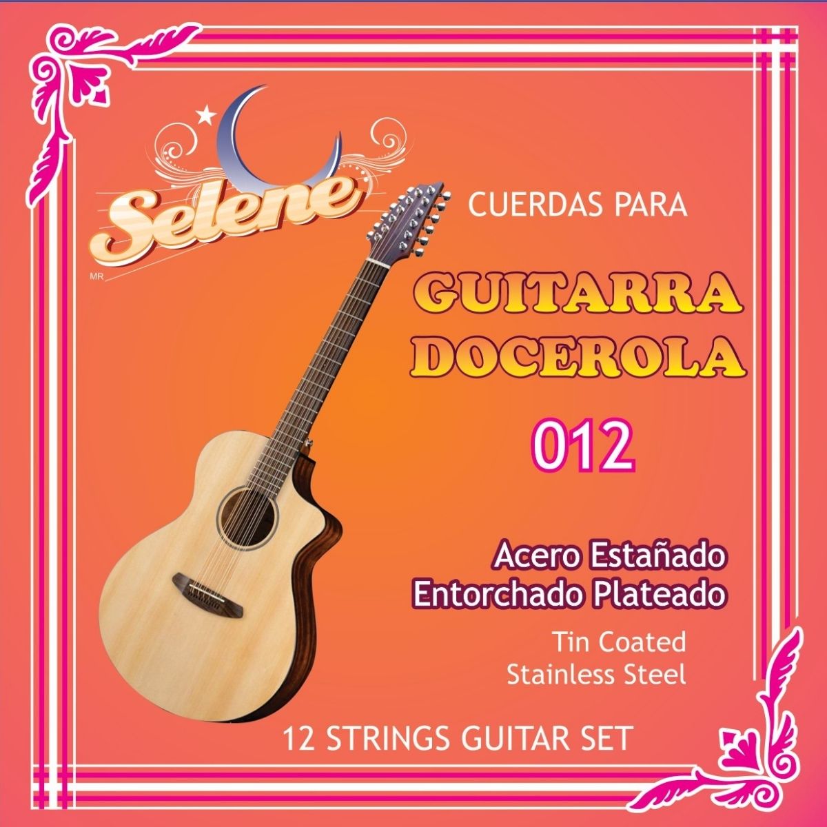 Cuerdas Para Docerola Selene 12-ROLA Octavada