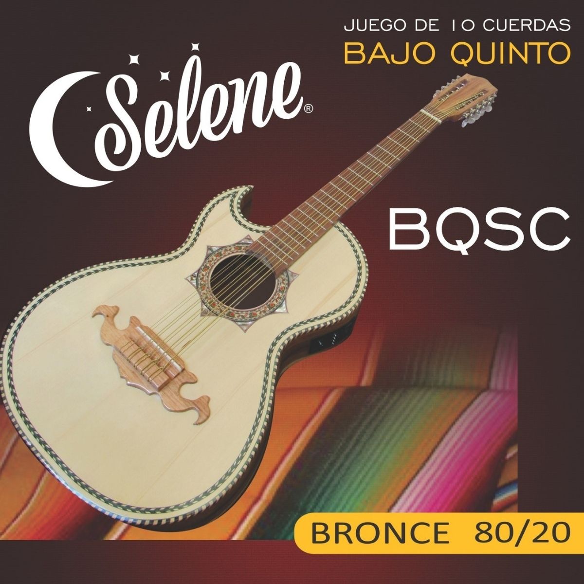Cuerdas Para Bajo Quinto Selene BQSC Entorchado Bronce 80/20