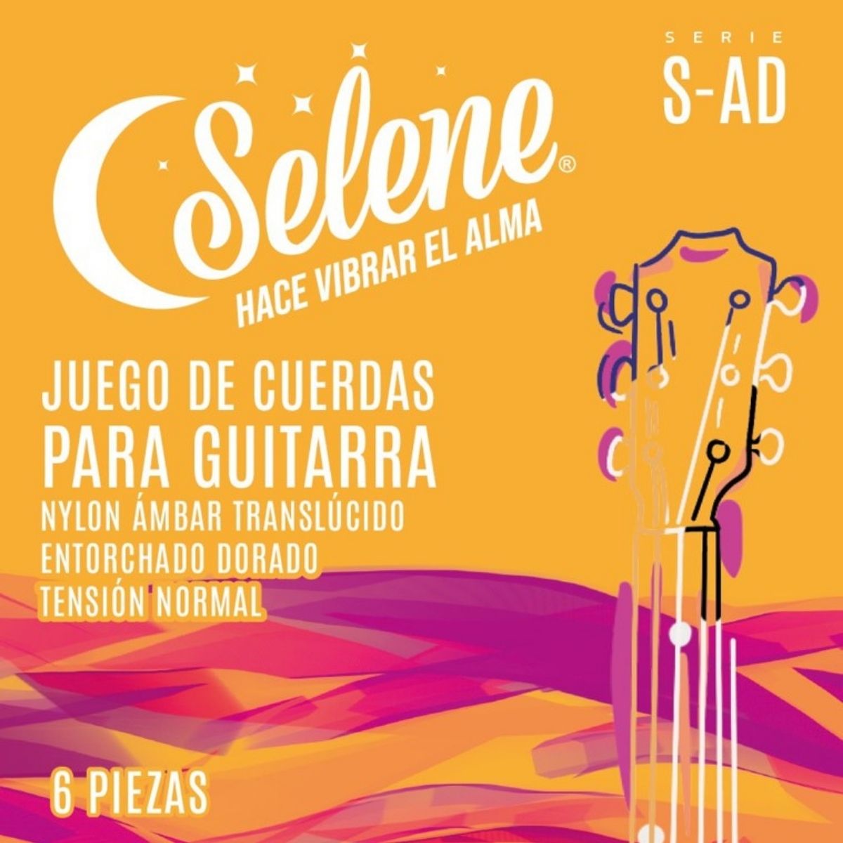 Cuerdas De Color Selene S-AD Para Guitarra