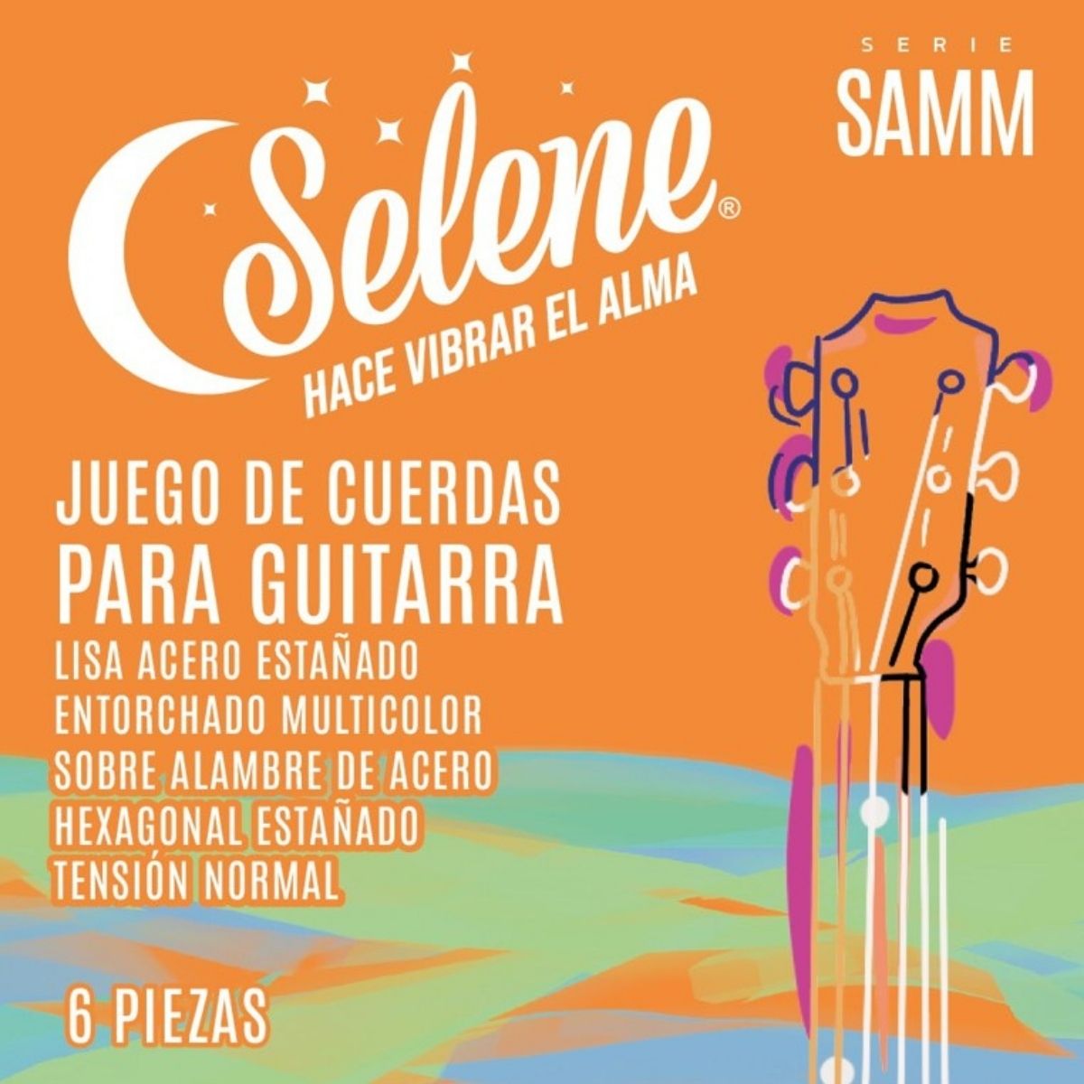 Cuerdas De Color Selene S-AM Para Guitarra