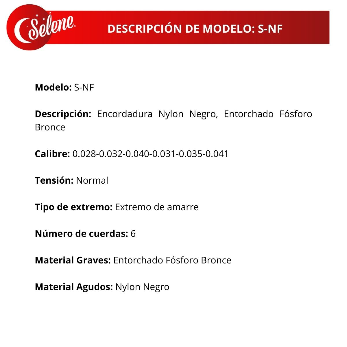 Cuerdas De Color Selene S-NF Para Guitarra