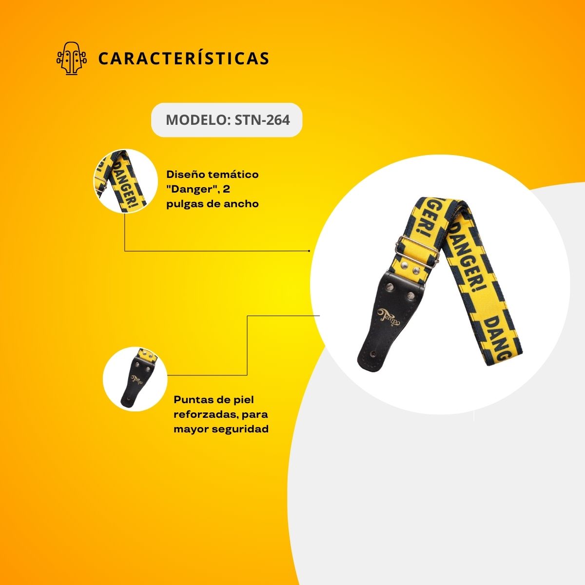 Strap Tempo Diseño Danger STN-264