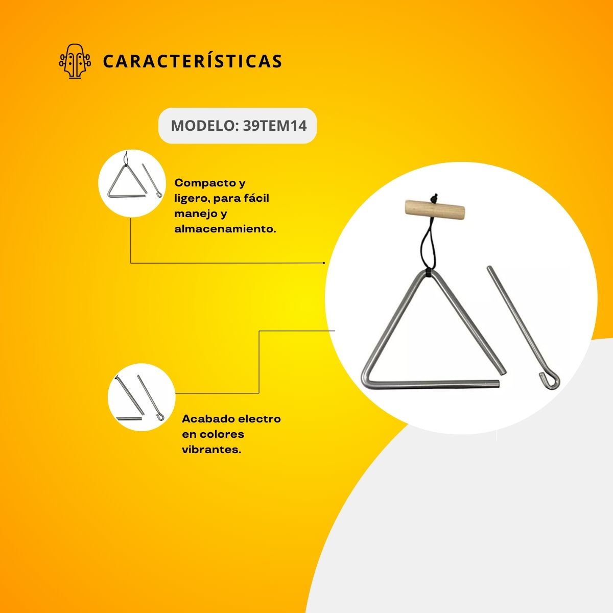 Triangulo Tamaño Mediano 39TEM14