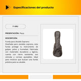 Funda para Ukulele Soprano F-UKU