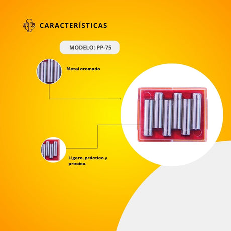 Afinador Metálico De Seis Tonos PP-75