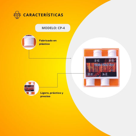 Afinador de Cuatro Tonos Para Violín CP-4