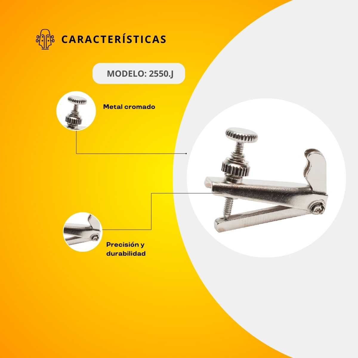 Afinador Tensor Para Violín 3/4 y 4/4 2550.J