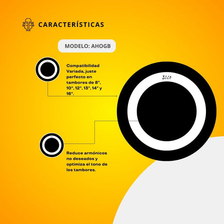 Ahogadores Para Batería En Color Blanco AHOGB