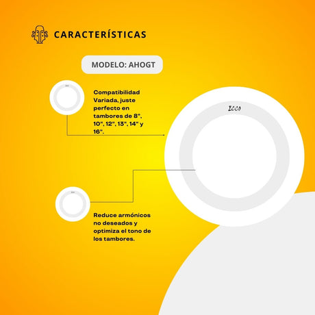 Ahogadores para batería En Color Transparente AHOGT