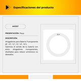 Ahogadores para batería En Color Transparente AHOGT