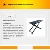 Banquillo Metálico Para Pie De Guitarrista FS-11B