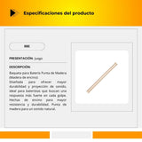 Baqueta Para Batería Punta De Madera BBE