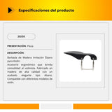 Barbada De Madera Imitación Ébano Para Violín 20/20