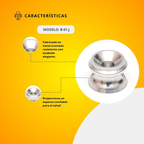 Botón de Aluminio Para Tahalí B-01.J