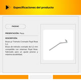 Brazo Cromado De Tremolo Para Sistema Floyd Rose 5.2 PA004C