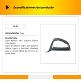 Capo De Plástico Color Negro Para Guitarra Clásica CP-20