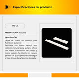 Cejilla de Hueso Sin Ranurar Para Puente de Guitarra HG-1.J