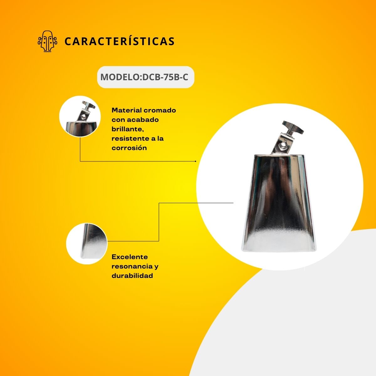 Cencero Cromado 7 1/2 DCB-75B-C