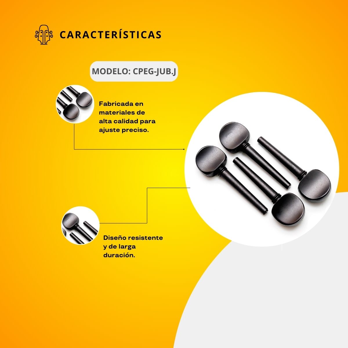 Clavija Para Cello CPEG-JUB.J
