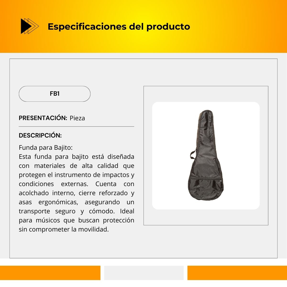 Funda Para Bajito FB1