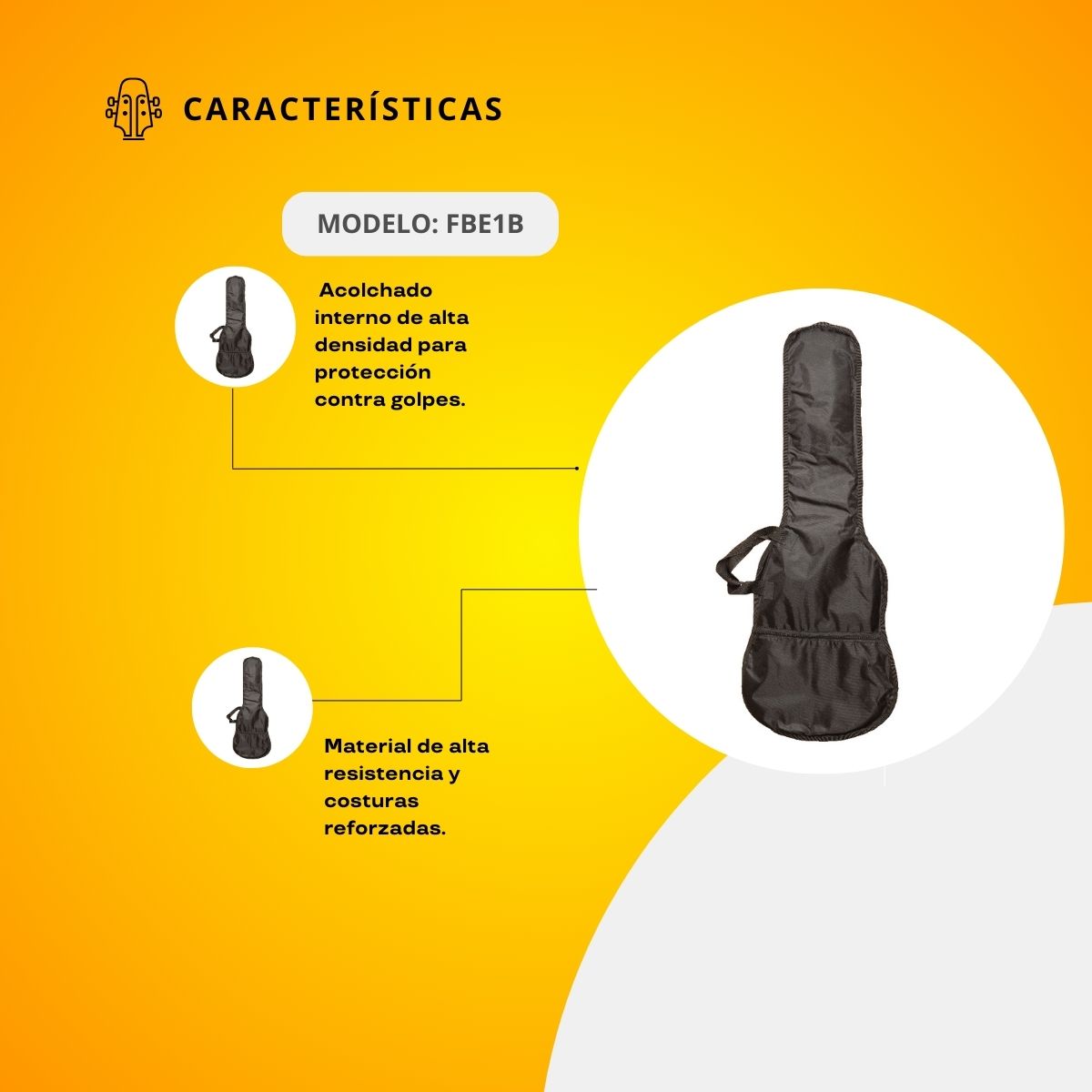 Funda Para Bajo Eléctrico FBE1B