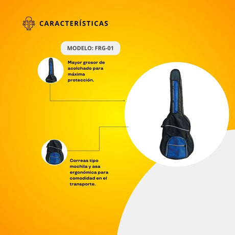 Funda Reforzada Para Guitarra Clásica  FRG-01