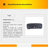 Funda Para Teclado Chico 4 Octavas dos bolsas TCH2B