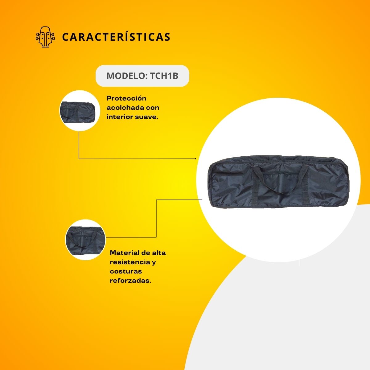 Funda Para Teclado Chico 4 Octavas TCH1B