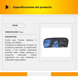 Funda Para Teclado Mediano 5 Octavas Dos Bolsas TME2B