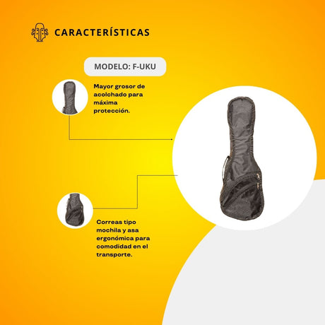 Funda para Ukulele Soprano F-UKU