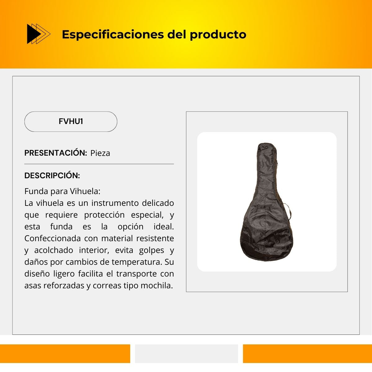 Funda Para Vihuela FVHU1