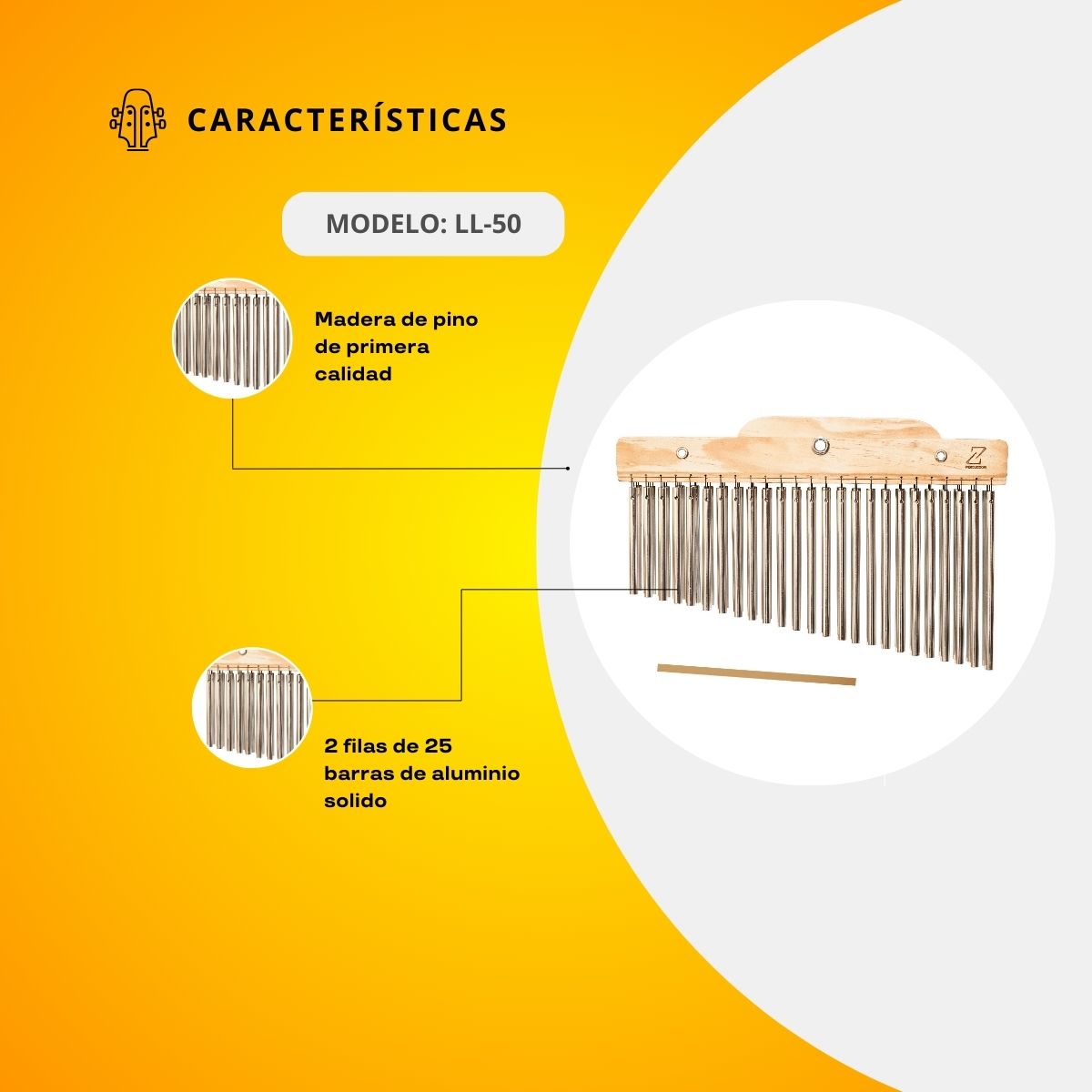Campana China De 50 Tonos LL-50