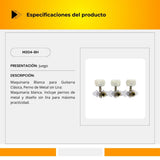 Maquinaria Blanca Para Guitarra Clásica M204-BH