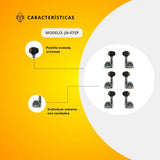 Maquinaria Cromada 3+3 Con Candado De Cuerda Para Guitarra Eléctrica JN-07SP