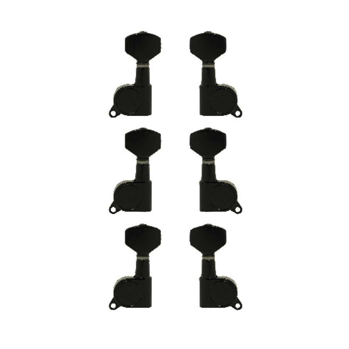 Maquinaria 3+3 Para Guitarra Eléctrica M-SKG-371DK-BV