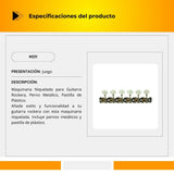 Maquinaria Niquelada Para Guitarra Acustica M211