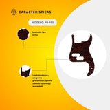 Mica Para Bajo Eléctrico Terminado Carey PB-103