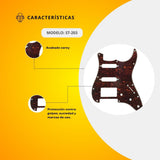 Mica Para Guitarra Eléctrica Terminado Carey ST-203